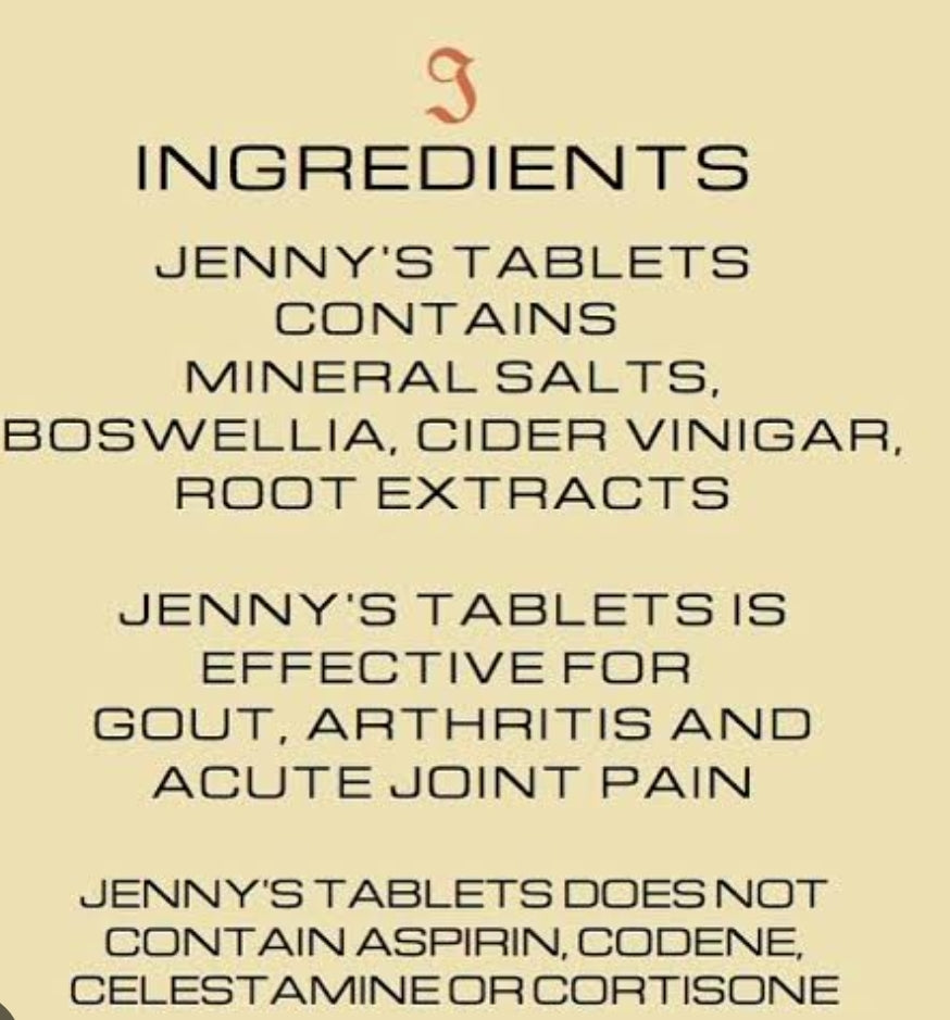Jenny's Tablets